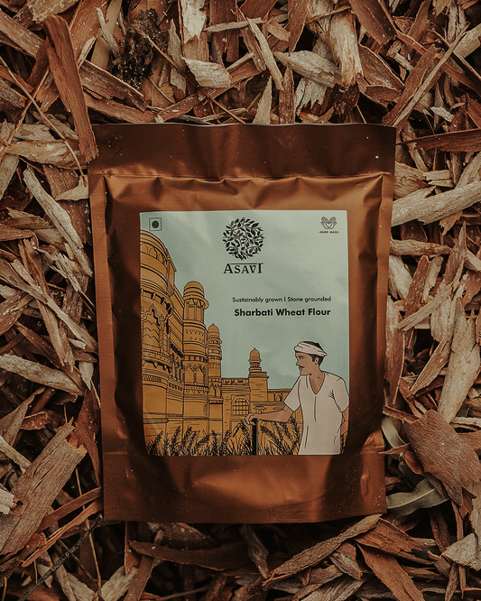 Stone Ground Sharbati Wheat Flour I The Softest Flour of India